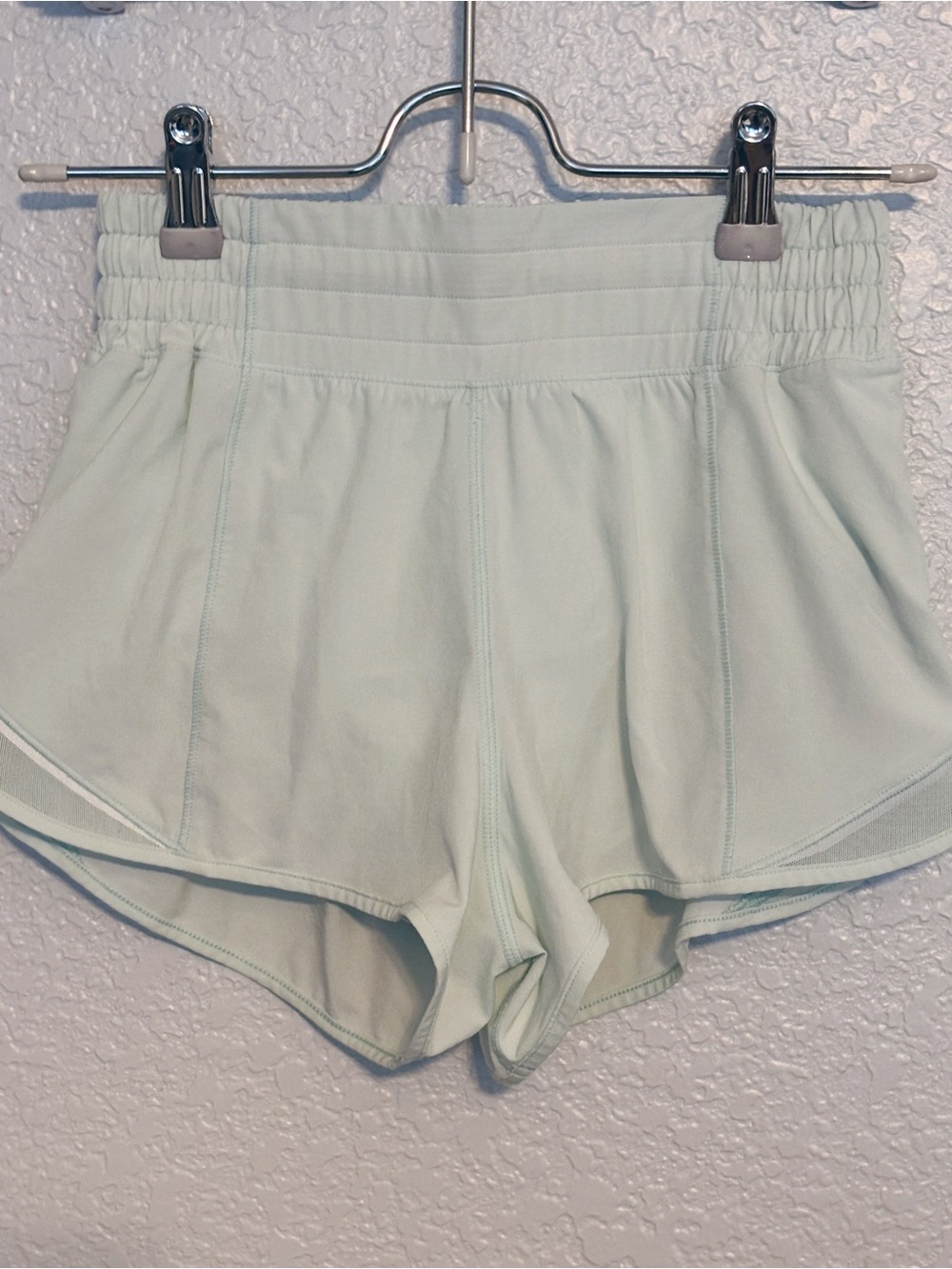 lululemon athletica Light Mint High-Rise Athletic Shorts